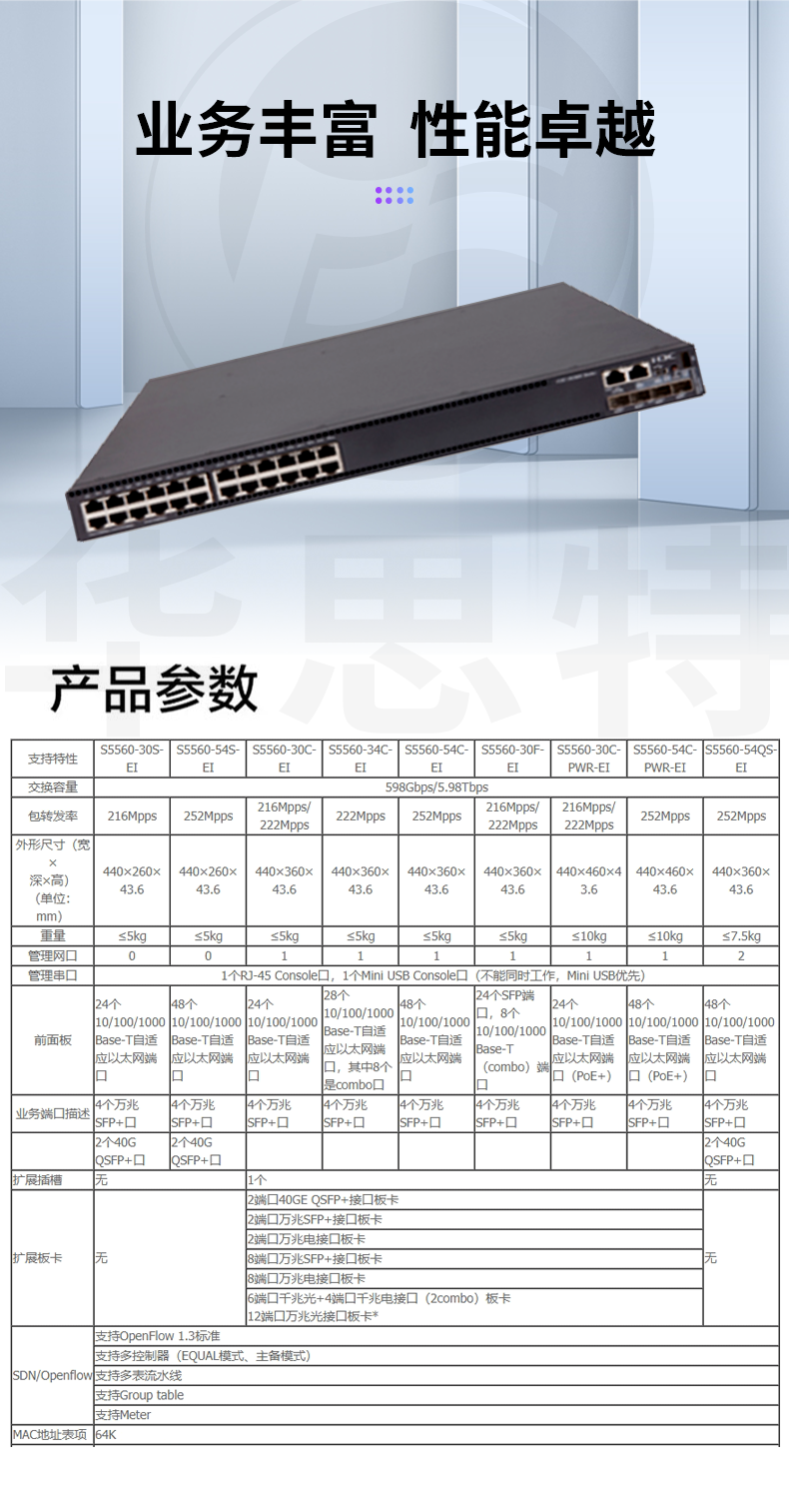 華三交換機 LS-5560-30C-EI