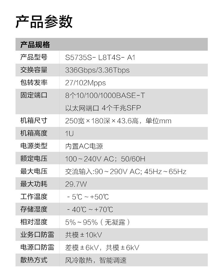 華為企業級交換機